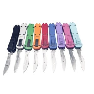 Scalpel Utility Knife With 10 Blade Knife Green Box Cutter