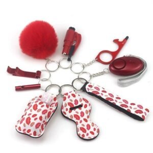 Personal Defense Keychain​ Popular Self-Defense 10-Piece Set