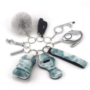 Personal Defense Keychain​ Popular Self-Defense 10-Piece Set