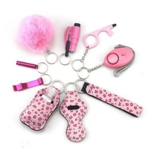 Personal Defense Keychain​ Popular Self-Defense 10-Piece Set