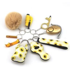 Personal Defense Keychain​ Popular Self-Defense 10-Piece Set