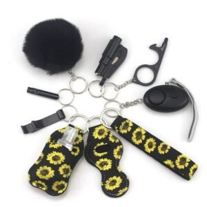 Personal Defense Keychain​ Popular Self-Defense 10-Piece Set