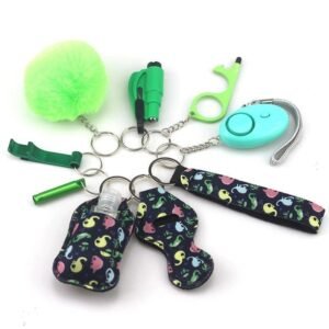 Personal Defense Keychain​ Popular Self-Defense 10-Piece Set