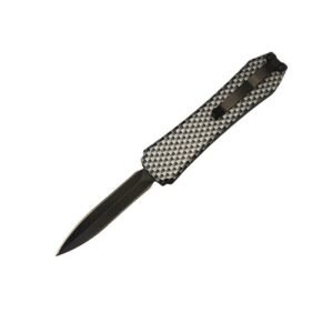 3.25″ Pocket Mini Switchblade Knife – Carbon Fiber