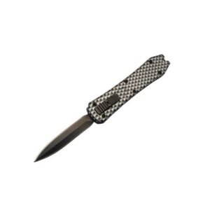 3.25″ Pocket Mini Switchblade Knife – Carbon Fiber