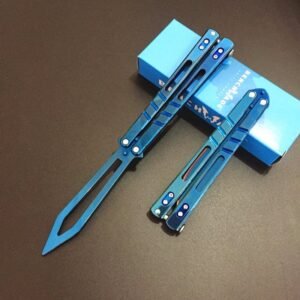 Butterfly swing knife practice tool stainless steel outdoor tool unsharpened