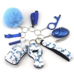 Personal Defense Keychain​ Popular Self-Defense 10-Piece Set