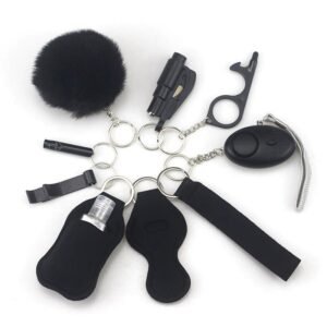 Personal Defense Keychain​ Popular Self-Defense 10-Piece Set