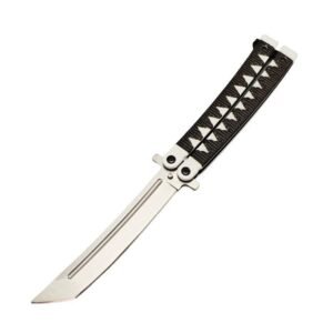 9.5inch Samurai Japanese Style Balisong Butterfly Knife Black