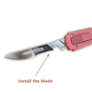 Scalpel Utility Knife With 10 Blade Knife Purple Box Cutter