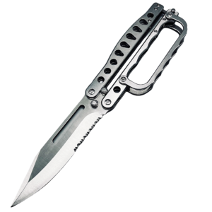butterfly trench knife-4 colors folding Balisong with knuckle guard