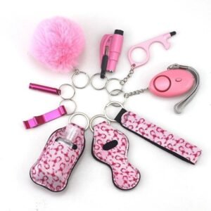 Personal Defense Keychain​ Popular Self-Defense 10-Piece Set