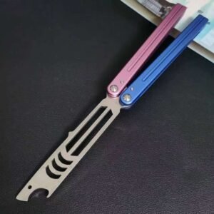Aluminum handle beginner outdoor practice knife
