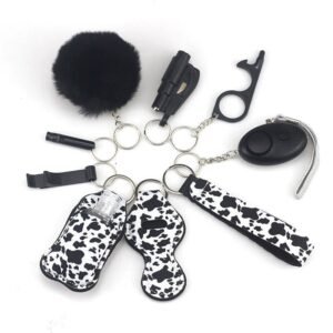 Personal Defense Keychain​ Popular Self-Defense 10-Piece Set