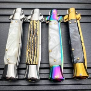 8.75 Inch Italian stiletto switch blade auto pocket knife