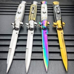 8.75 Inch Italian stiletto switch blade auto pocket knife