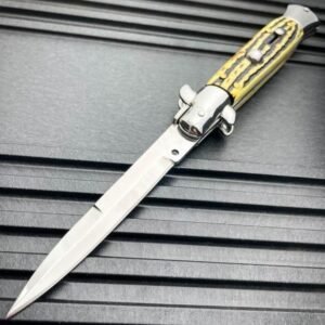8.75 Inch Italian stiletto switch blade auto pocket knife