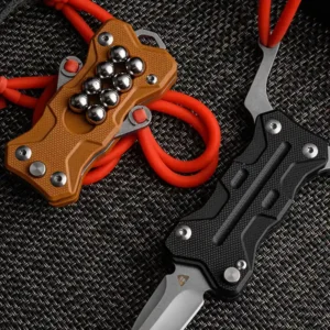 Pocket Knife Practicality Folding G10 Slingshot Knife