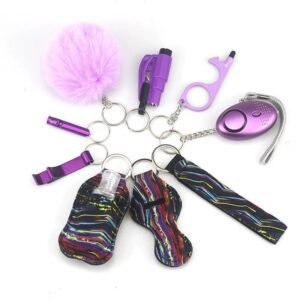 Personal Defense Keychain​ Popular Self-Defense 10-Piece Set