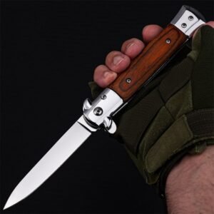 Classic stiletto folding knife