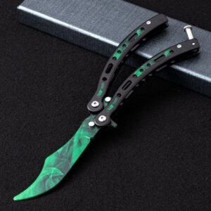 Butterfly practice knife CSGO folding unsharpened hand-throwing ornamental knife hand training knife