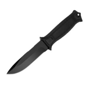 Hunting knife High hardness tactical wilderness survival knife-BLACK