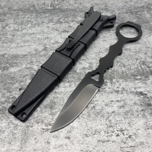 Outdoor hunting small straight knife BM butterfly 176 survival camping knife EDC portable knife self-defense knife
