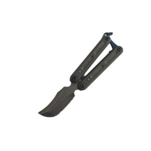 Mini Butterfly Knife Mini Balisong​ Tainless Steel Practice Knife Key Sharp Fruit Knife