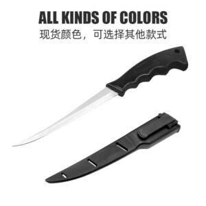 6 inch black fishing knife