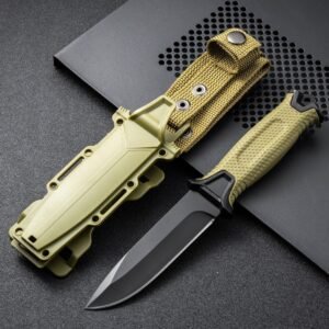 Explorer II outdoor hunting knife wilderness exploration self-defense knife outdoor camping portable knife multi-function tactical knife