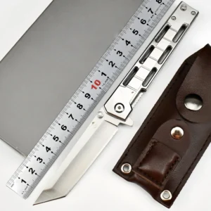 8INCH Tanto Camping Folding Slingshot Knife