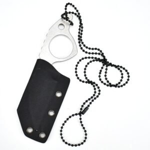 One-piece steel portable mini knife Neck Knife
