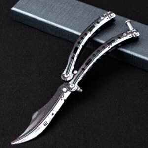 Butterfly practice knife CSGO folding unsharpened hand-throwing ornamental knife hand training knife