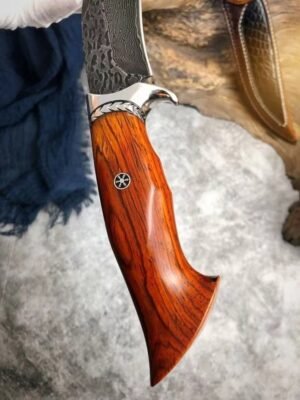 Damascus knife handmade knife forging pattern