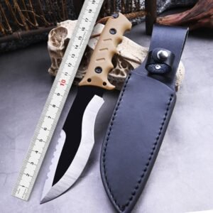 Tracker outdoor survival knife camping survival self-defense knife integrated keel high hardness tactical knife