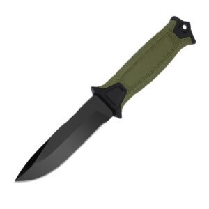 Hunting knife High hardness tactical wilderness survival knife-Green
