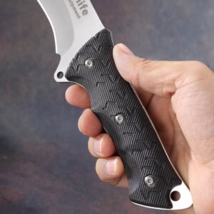 Wild Wolf Outdoor hunting knife camping high hardness sharp wilderness survival knife