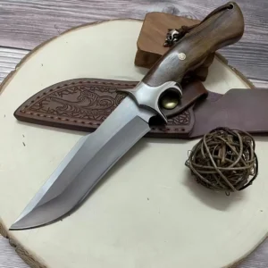 M390 powdered jungle steel knife high hardness one-piece sharp survival knife outdoor self-defense collection small straight knife