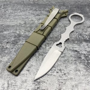 Outdoor hunting small straight knife BM butterfly 176 survival camping knife EDC portable knife self-defense knife