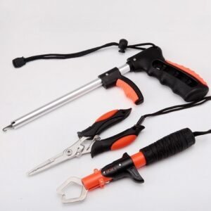 Fishing hook remover gun type fishing lure fish control device fishing supplies set