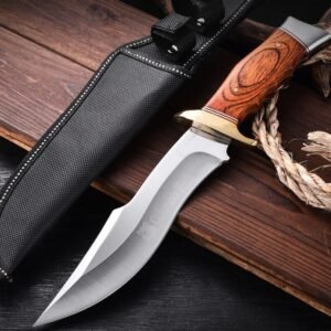 High hardness outdoor multi-function survival knife portable camping
