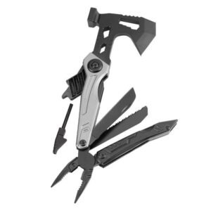 Multifunctional survival axe pliers folding knife pliers hammer with flint multi-purpose tool portable life-saving axe