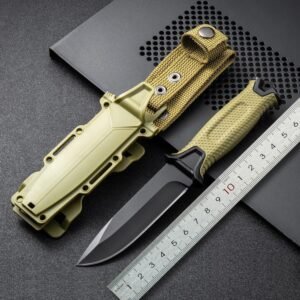 Explorer II outdoor hunting knife wilderness exploration self-defense knife outdoor camping portable knife multi-function tactical knife