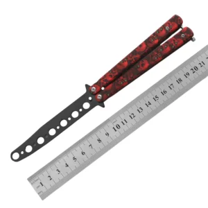 CSGO butterfly knife CS butterfly knife novice practice knife butterfly comb toy practice knife full steel unsharpened