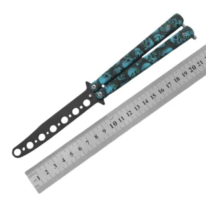 CSGO butterfly knife CS butterfly knife novice practice knife butterfly comb toy practice knife full steel unsharpened