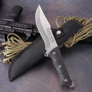 Wild Wolf Outdoor hunting knife camping high hardness sharp wilderness survival knife