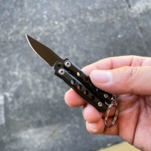 Mini Butterfly Knife keychain small balisong