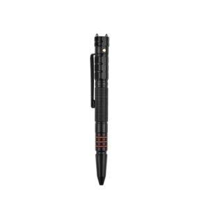 T-7 Double Tungsten Steel Head Defense Tactical Pen Glass Breaker EDC Tactical Survival Pens Multifunction LED Lighting Pen