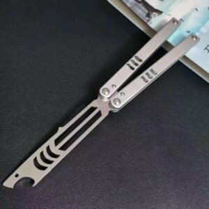 Aluminum handle beginner outdoor practice knife