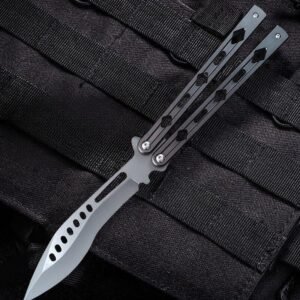 9 Curved Blade Balisong Trainer Knife